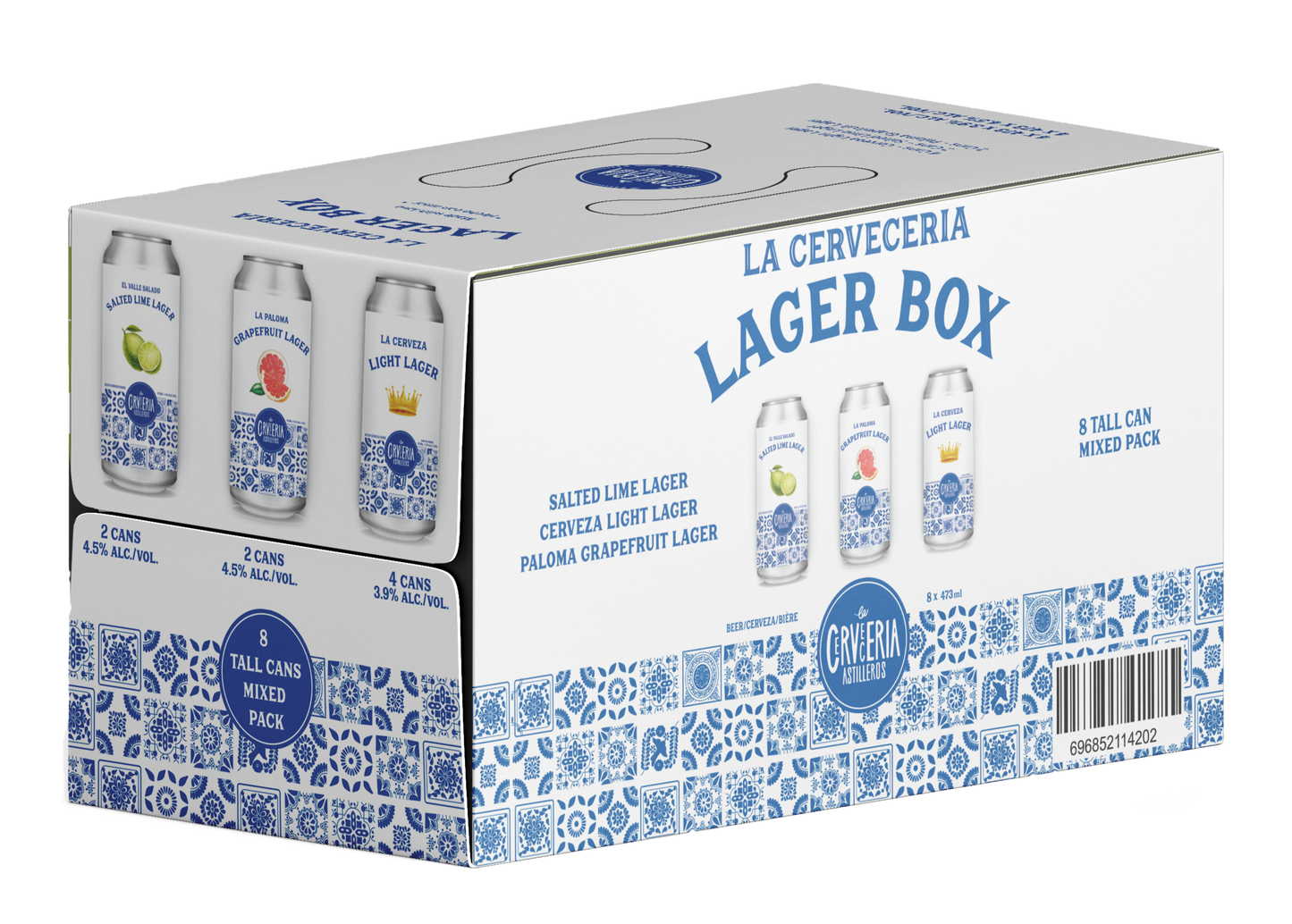 La Cervecería Lager Box – Mixed 8-Pack