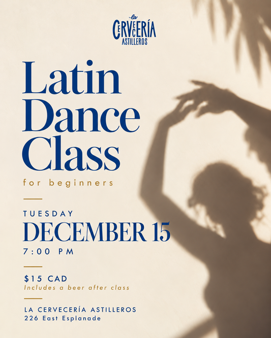 Latin Dance Class + Beer | December 15